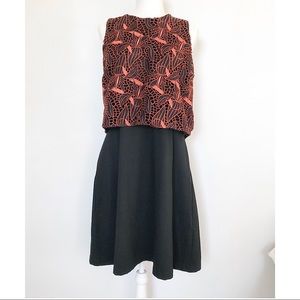 ✂️Banana Republic Lace Top Skater Dress Size 16